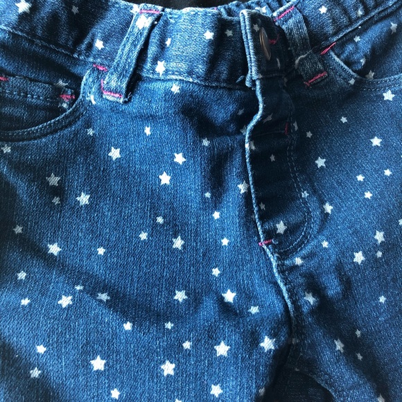 “little sister” onesie & star pattern jean shorts - Picture 6 of 7